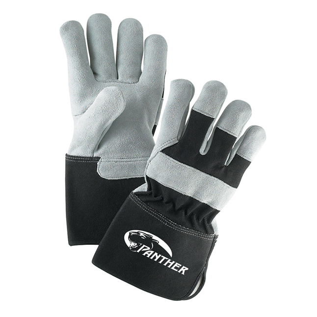 Panther™ Leather Palm Gloves w/ Gauntlet Cuff