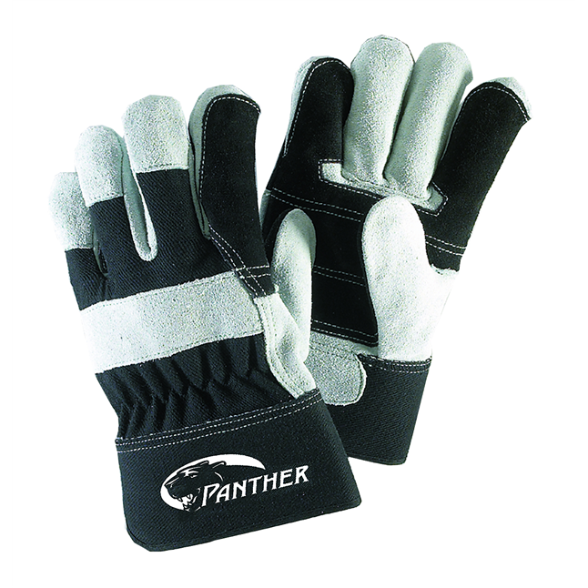 Panther™ Double Palm Gloves, Safety Cuff