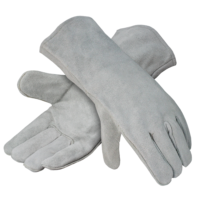 Heavy Shoulder Leather Welders Gloves, Lined