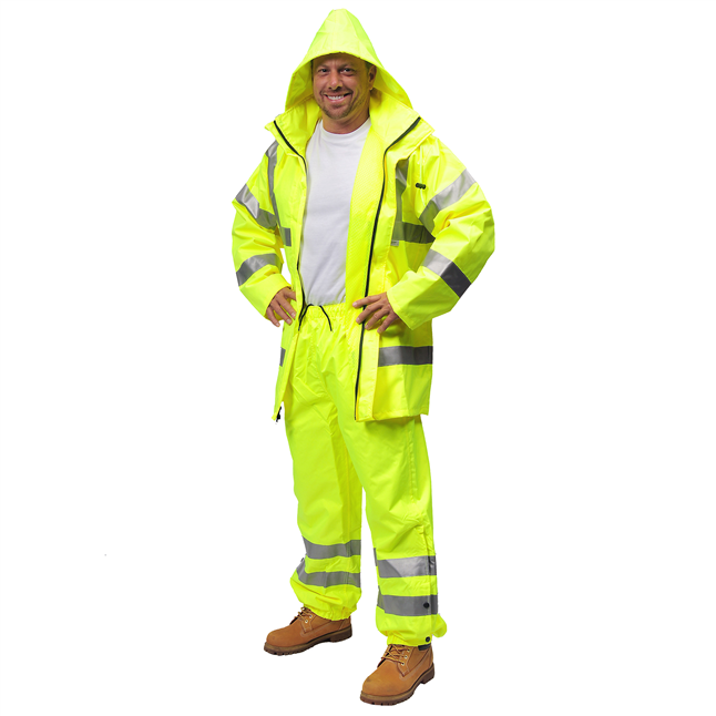 Illuminator™ Class 3, Breathable 300 Denier Raincoat