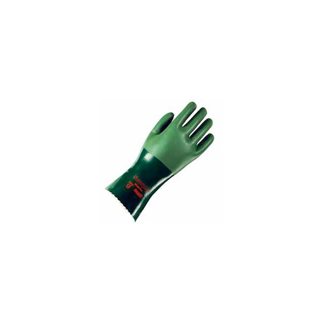 Ansell AlphaTec® 12" Neoprene Glove, Gauntlet Cuff, Rough Finish, Green