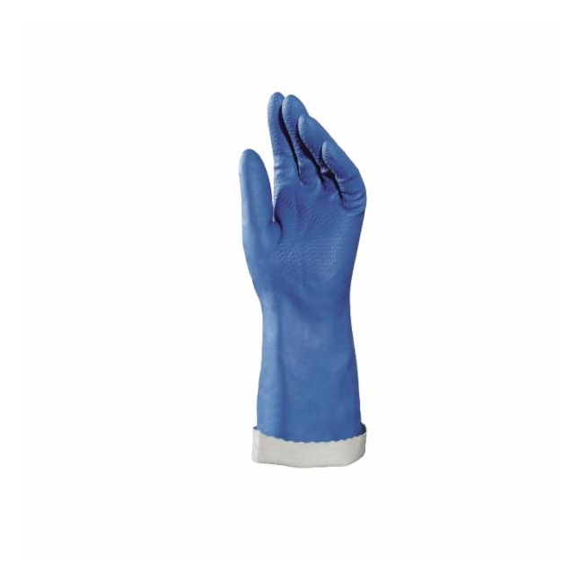 MAPA® StanZoil® Neoprene Gloves w/ Embossed Finish Grip, 14" Length, Blue