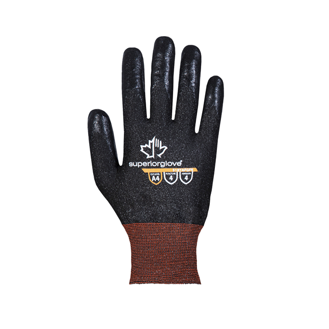 TenActiv™ Cut Level A4 Foam Nitrile Knit Cuff Gloves