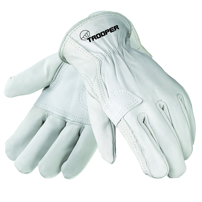 Trooper Goatskin Double Palm Gloves