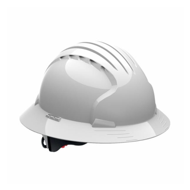 Evolution® Deluxe Full Brim Type I Hard Hat w/ 6-Point Ratchet Suspension