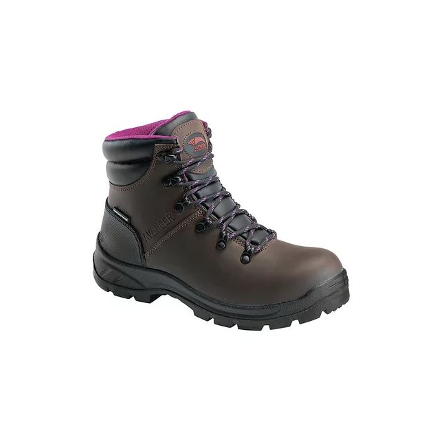 Avenger Women's 6" Builder Waterproof Steel Toe Boot