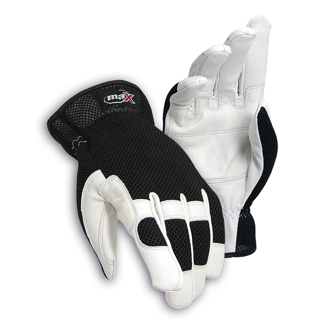 maX™ Extra White Goat Grain, Double Palm Gloves