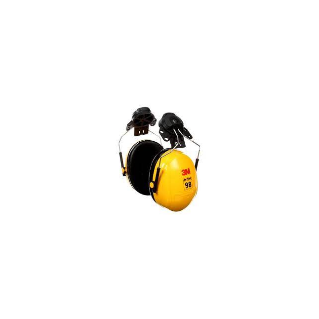3M™ PELTOR™ Optime™ 98 Cap-Mounted Earmuffs, 23dB