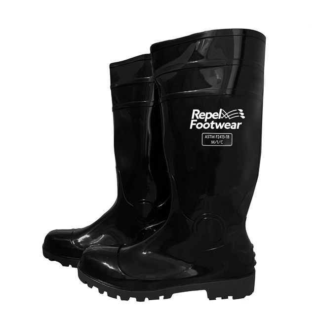 Repel Footwear™ Protective PVC Boots, Steel Toe, 15"