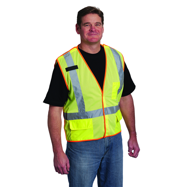 PIP Economy X-Back Mesh Breakaway Vest, Class 2
