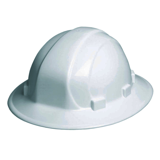 ERB 19911 OMEGA II® Full Brim Hard Hat, 6 Point Suspension