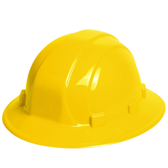 ERB 19911 OMEGA II® Full Brim Hard Hat, 6 Point Suspension