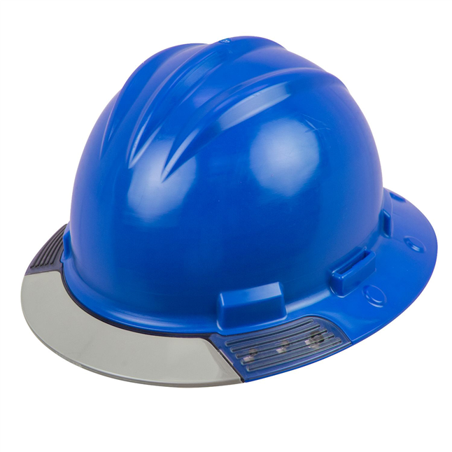 Bullard® AboveView™ Full Brim Hard Hat with See-Through Gray Brim Visor