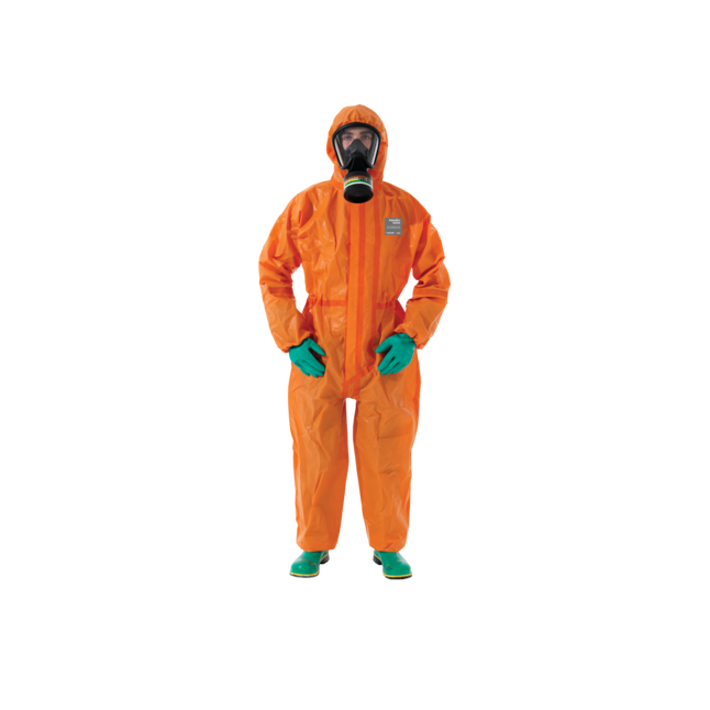 Ansell AlphaTec® 5000 Model 111 Ultrasonically Welded & Taped Coverall with Hood
