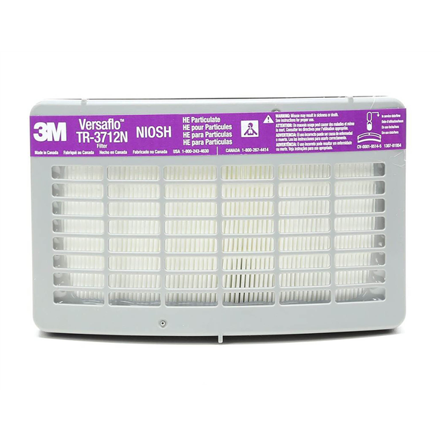 3M™ HE Filter TR-3712N, for Versaflo™ TR-300 Series PAPR, 5 ea/Case