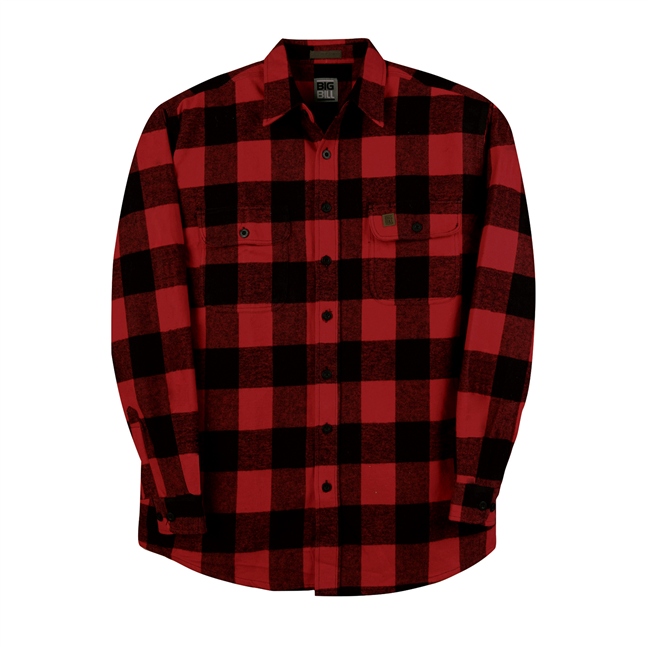 Big Bill®  121 Premium 100% Cotton 9oz. Flannel Work Shirt, Made in USA