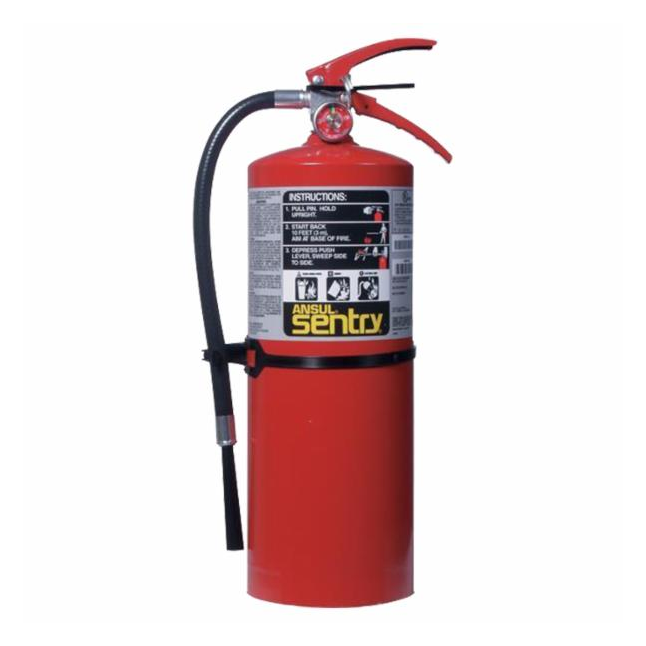 Ansul ABC Dry Chemical Fire Extinguisher, 10 lb