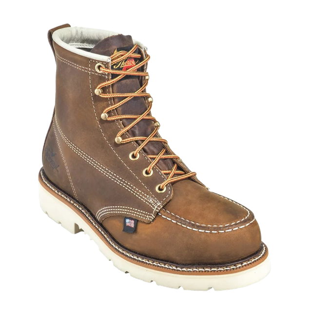 Thorogood Men's 6" Heritage Trail Crazyhorse Steel Toe Boot