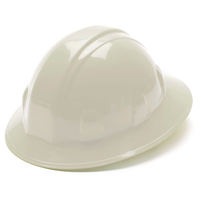 Full Brim 4 Point Suspension Hard Hat