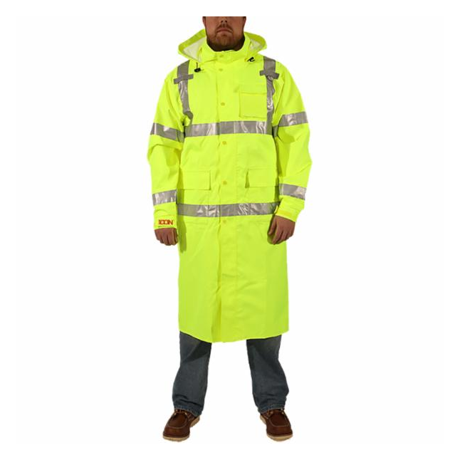 ICON™ Premium 48" Lined Coat w/ Attached Hood