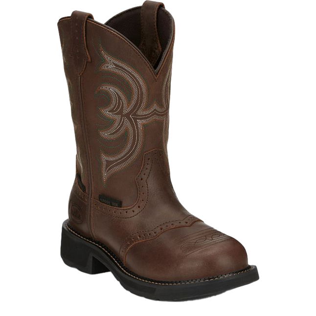 Justin Boots Women's 8" Wanette Steel Toe Boot