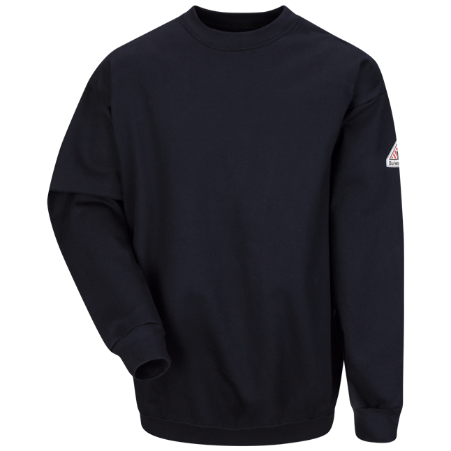 Bulwark Men's FR CAT 2 Midweight Crewneck Pullover Sweatshirt