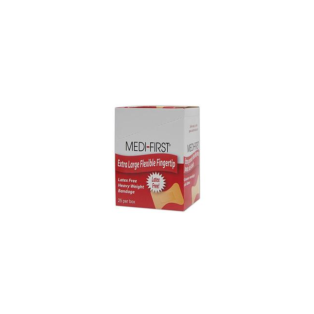 Medi-First® Heavyweight Flexible Fingertip Bandages, XL