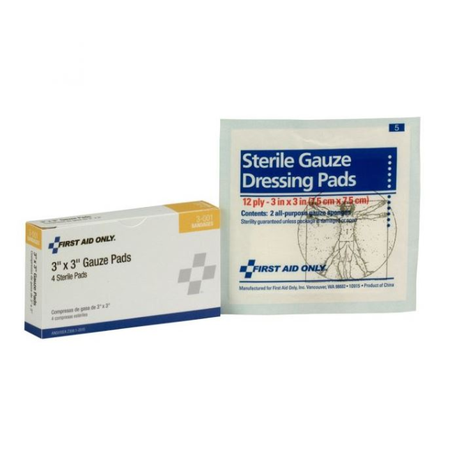 First Aid Only® Sterile Gauze Pads