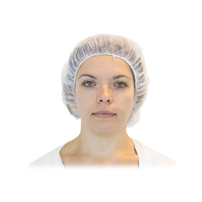 The Safety Zone® White Bouffant Caps