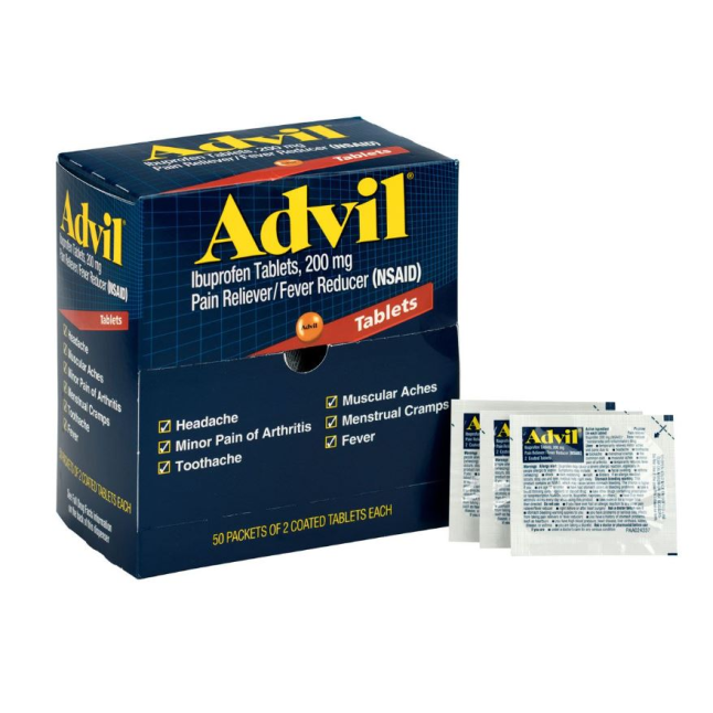 Advil® Ibuprofen Tablets, 200mg