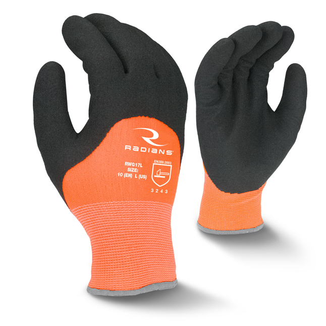 Radians® Cold Weather Latex Coated Gloves