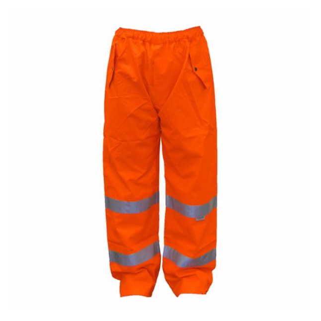 ANSI Class E Hi Viz Rain Pants, Orange
