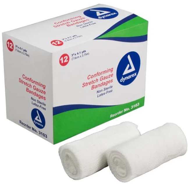 Dynarex Sterile Stretch Gauze Banadages