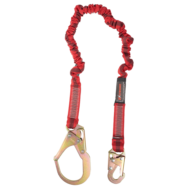 DiVal D-SAFE 6’ Elasticated DesignShock Absorbing Lanyard