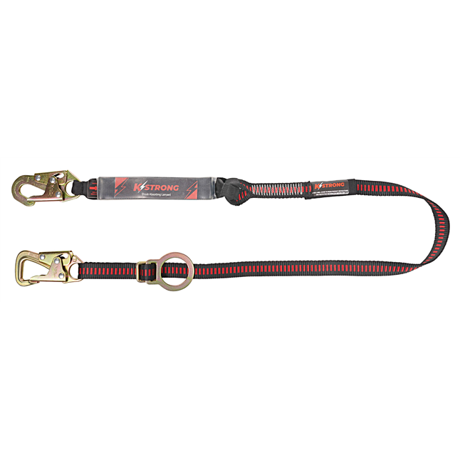 KStrong® 6 ft. Shock Absorbing Lanyards with Snap Hooks