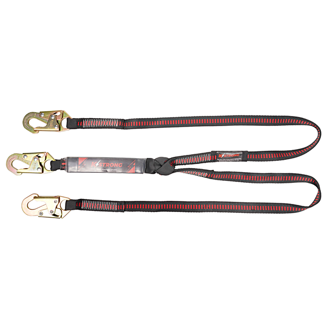 KStrong® 6 ft. Shock Absorbing Lanyards with Snap Hooks