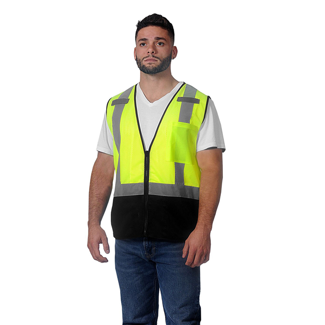 Illuminator™ Mesh Class 2 Black Bottom Vest