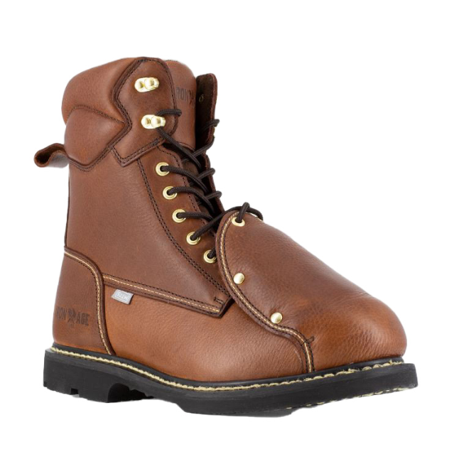 Iron Age Men's 8" Groundbrealer Met Guard Steel Toe Boot