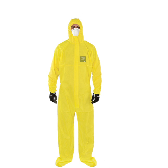 Ansell AlphaTec® 2300 Series Model 147 Coverall with Hood, Boots, and Elastic Waist, Wrist, and Ankles