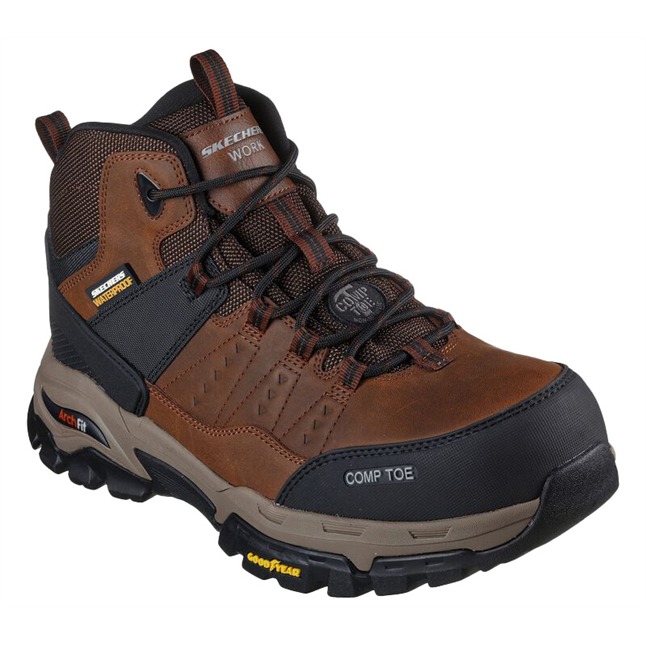 Skechers Men's Arch Fit Tarver Waterproof Composite Toe Work Boot