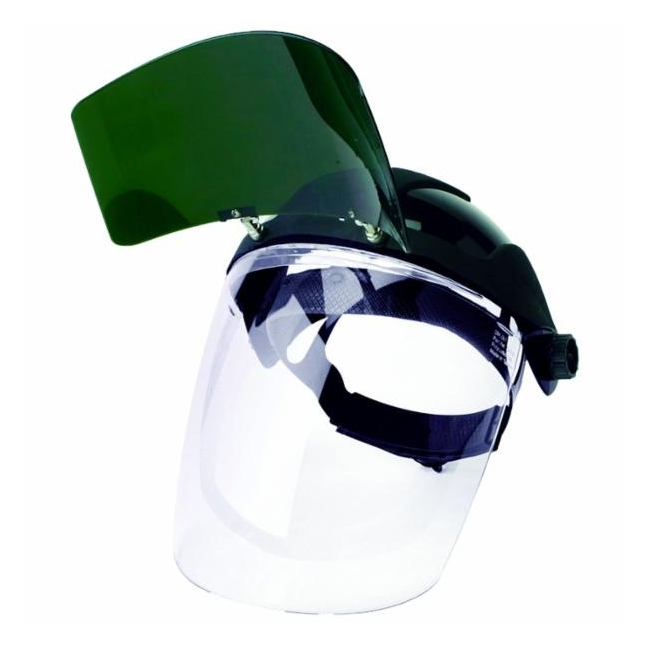 Sellstrom DP4 Molded IR Faceshield with Premium Ratcheting Headgear Suspension