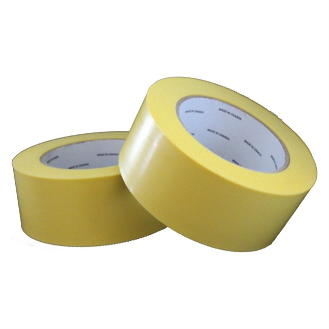 Poly Tape w/pinked edges, Yellow, 2" x 180'