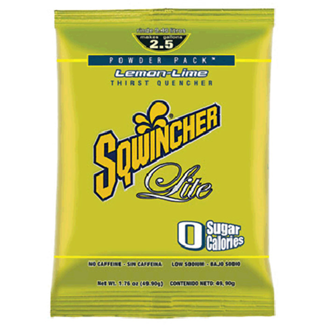 Sqwincher® ZERO Powder Pack™ Electrolyte Beverage Mix, 2.5 Gallon Yield/Package