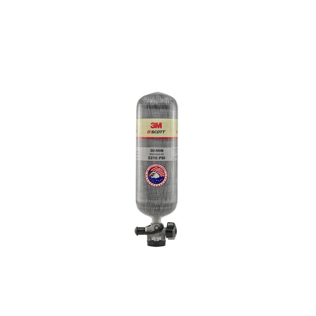 3M™ Scott™ 2.2 Carbon Cylinder w/ Valve Assembly & Snap-Change Fitting, 30 minute