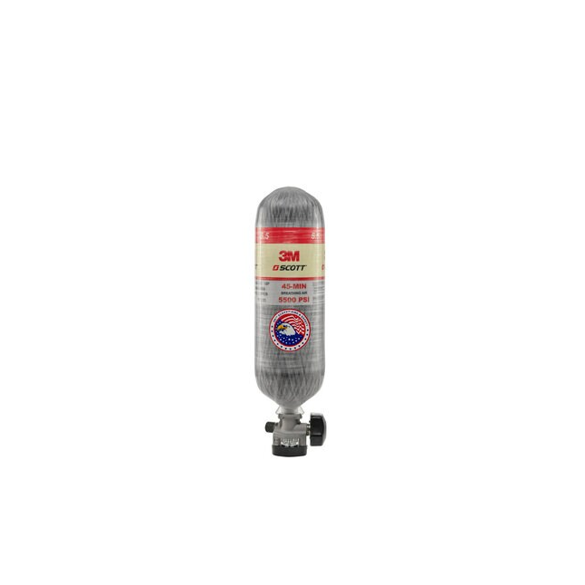 3M™ Scott™ 5.5 Carbon Cylinder w/ Valve Assembly & Threaded Fitting, 45 minutes