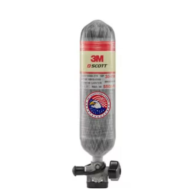3M™ Scott™ 5.5 Carbon Cylinder w/ Valve Assembly & Snap-Change Fitting, 30 minutes