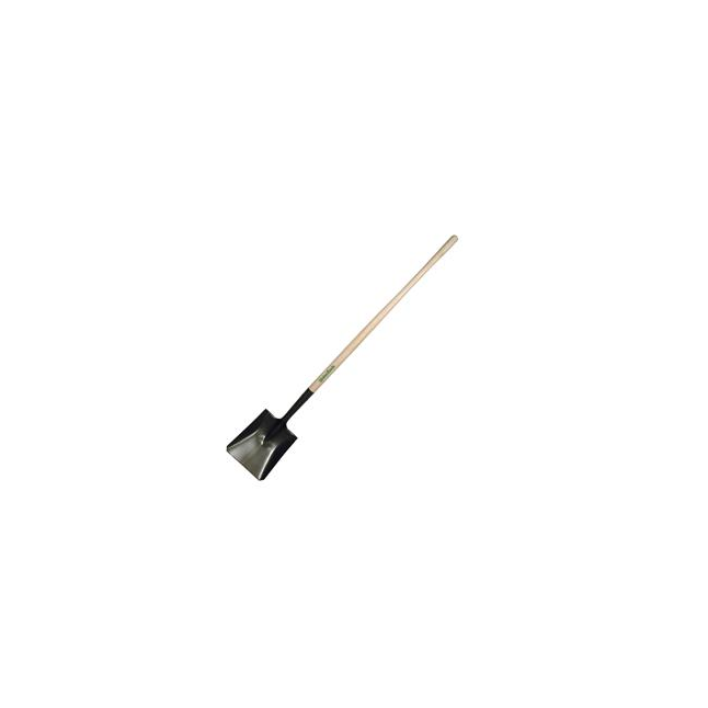UnionTools® Square Point Shovel with 48" Hardwood Handle, 9-1/2" Width x 4-1/2" Length x 59" Height