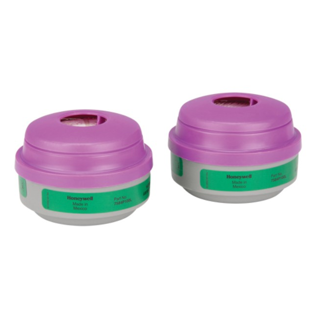 North® by PIP Ammonia/Methylamine Respirator Cartridge P100 Filter, 2 Pack