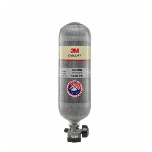 3M™ Scott™ 4.5 Carbon Cylinder w/ Valve Assembly & Threaded Fitting, 60 minutes