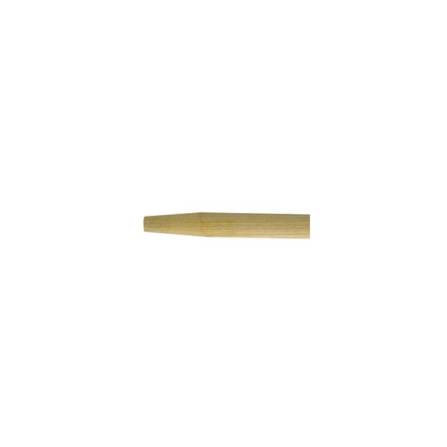 Non-Threaded Broom Handle with Tapered Wooden Tip, 5' Length